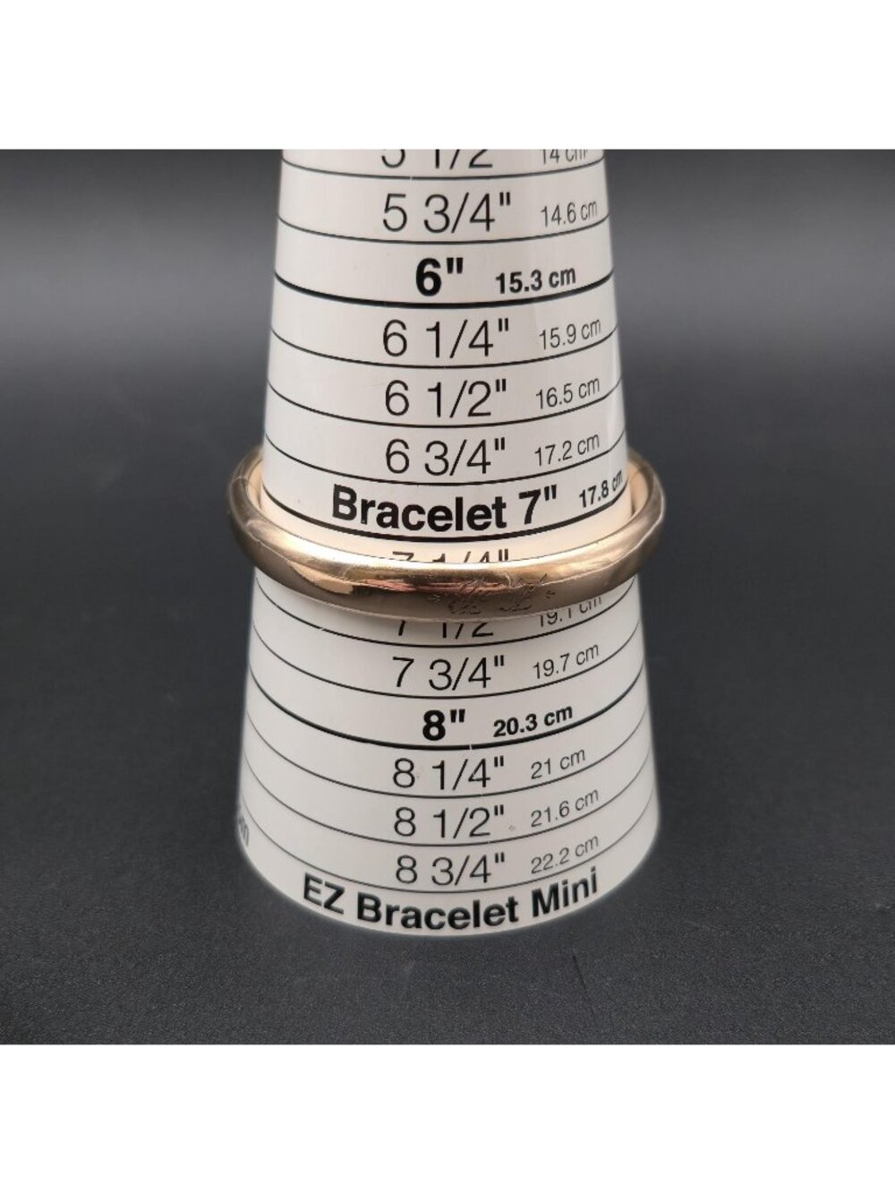 7 Inch George L Paine And Company E.B Initials Bangle Bracelet B1412 - Picture 6 of 9